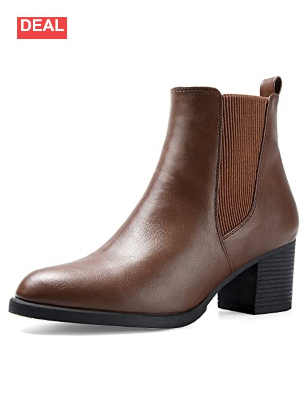 Women's Chelsea Ankle Boots Chunky Block Heel Slip On Fall Booties